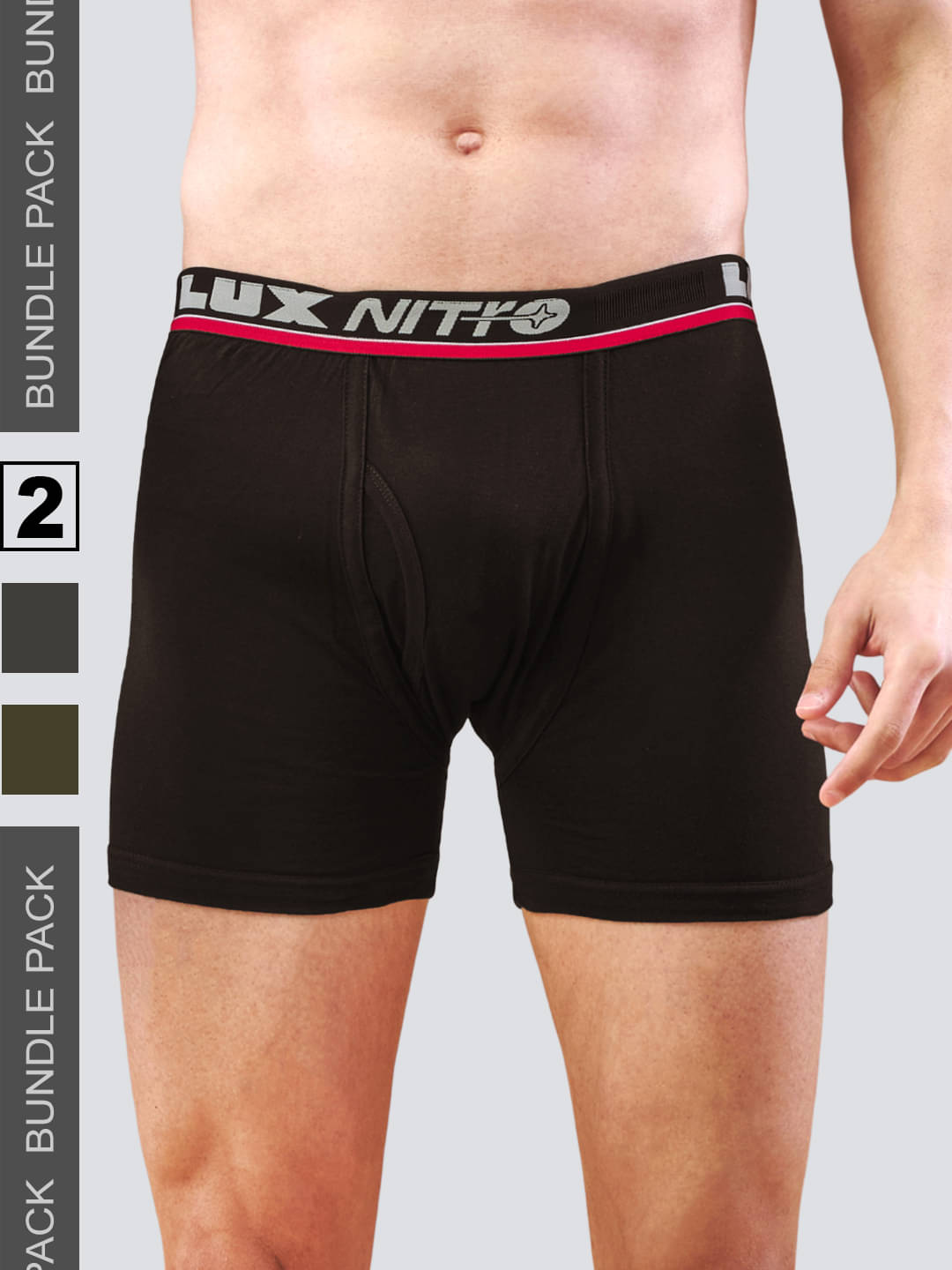 Lux Nitro Pack of 2 Cotton Trunks For Men's ( Multicolor )     			Lux Nitro Pack of 2 Cotton Trunks For Men's ( Multicolor )