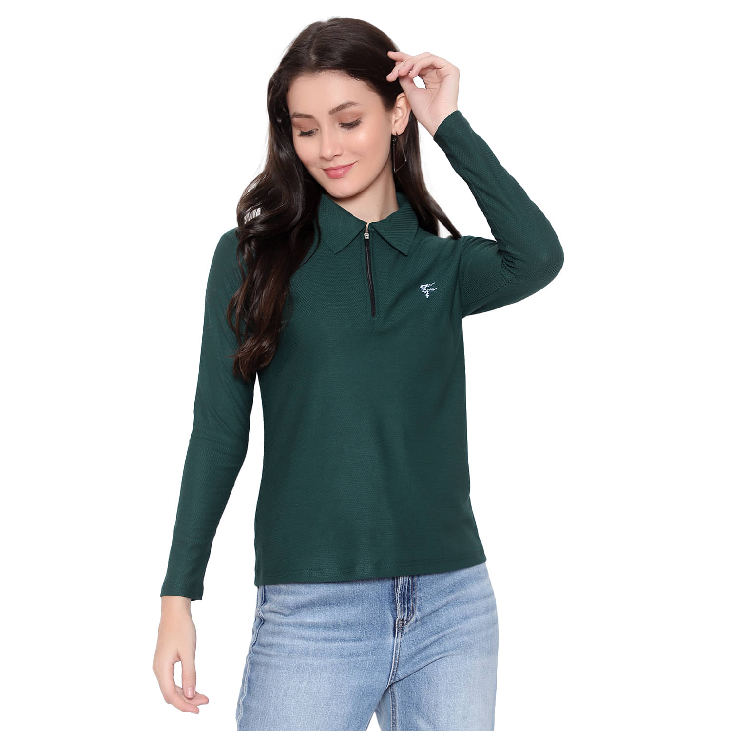     			Myo Pack of 1 Polyester Women's T-Shirt ( Green )