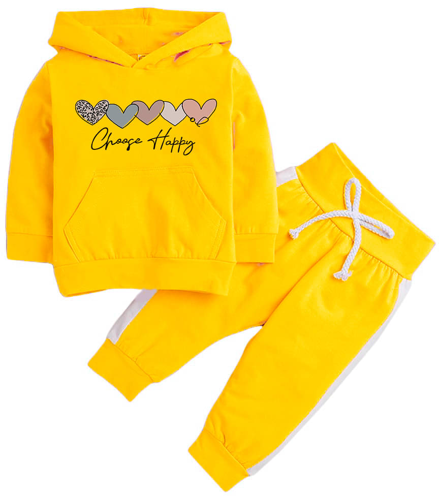     			PORPY Pack of 1 Baby Girls Cotton Blend T-shirt & Pants ( Yellow )
