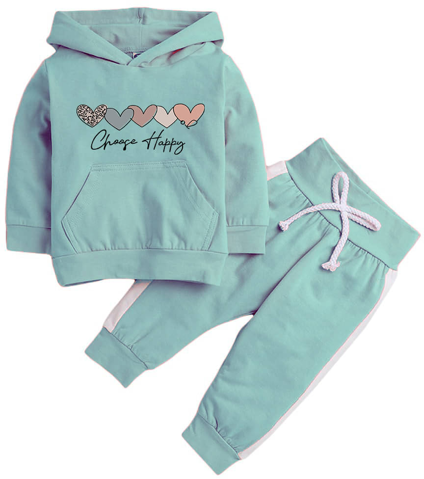     			PORPY Pack of 1 Baby Girls Cotton Blend T-shirt & Pants ( Green )