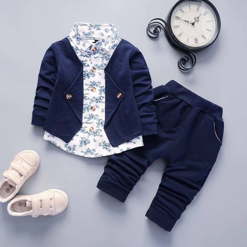    			PORPY Pack of 1 Baby Girls Cotton Blend T-shirt & Pants ( Blue )