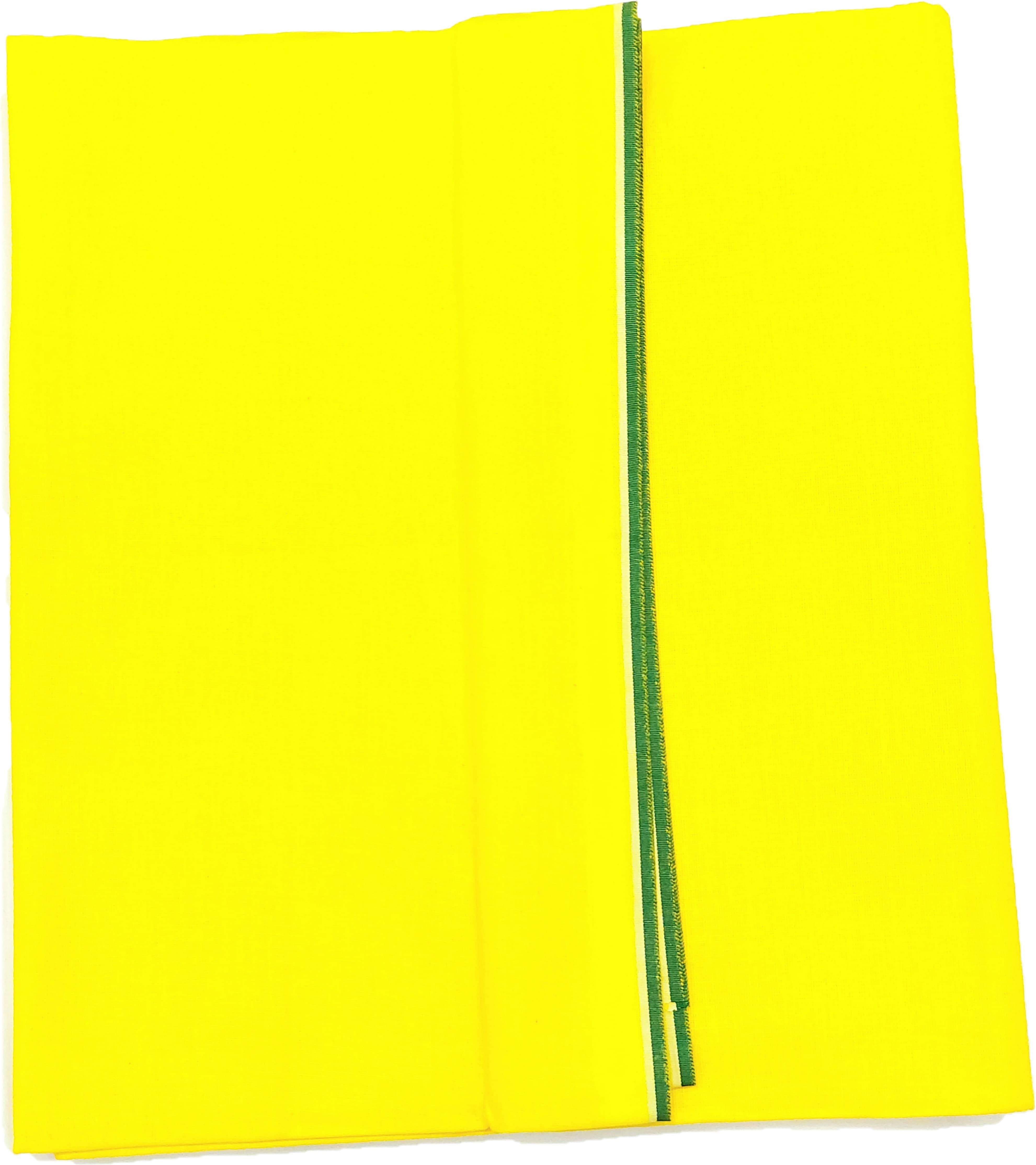 Shyam Handloom Cotton Men's Lungi Yellow ( Pack of 1 )