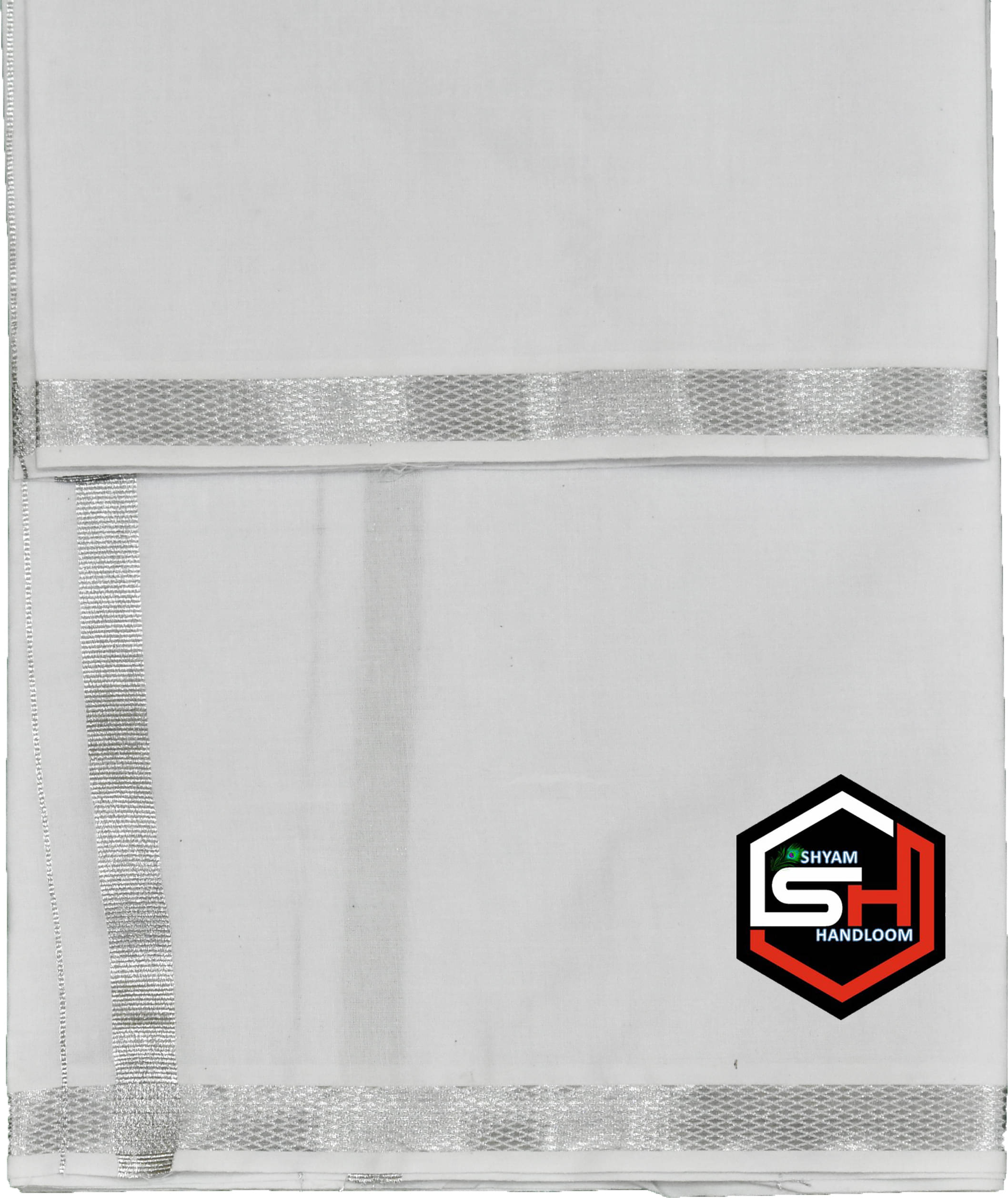 Shyam Handloom Cotton Men's Dhoti White ( Pack of 1 )     			Shyam Handloom Cotton Men's Dhoti White ( Pack of 1 )