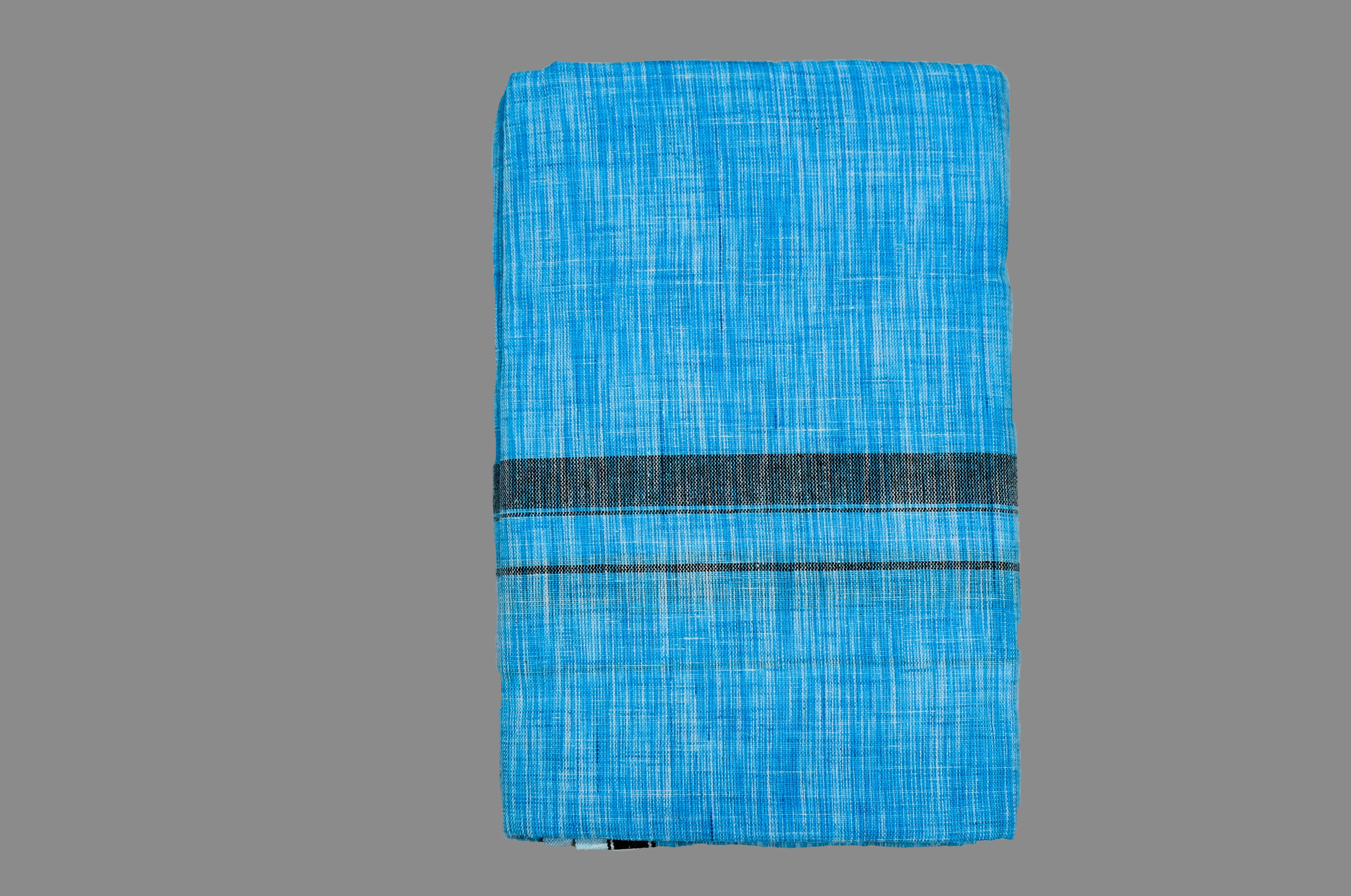 Shyam Handloom Cotton Men's Dhoti Blue ( Pack of 1 )