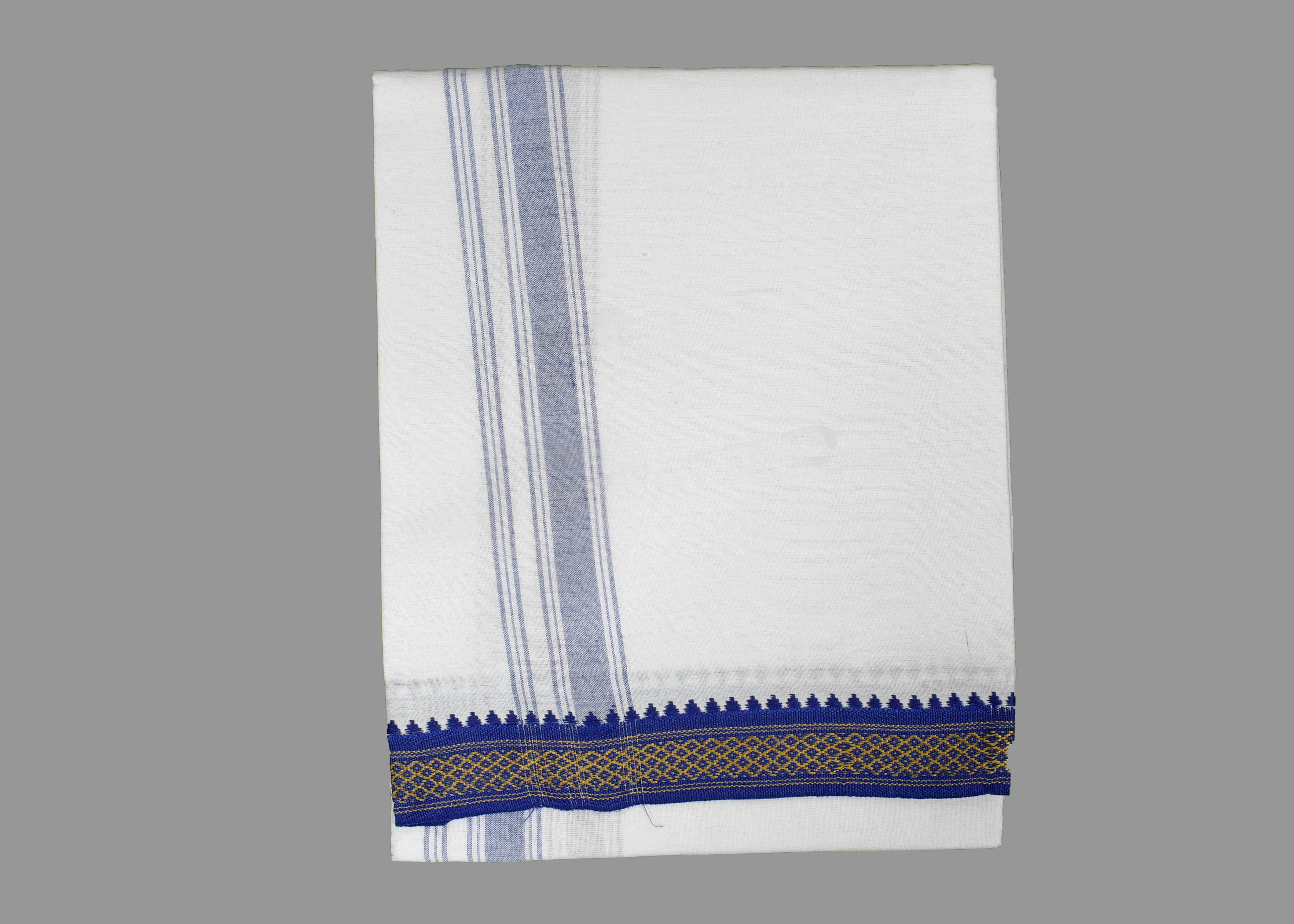 Shyam Handloom Cotton Men's Lungi White ( Pack of 1 ) Shyam Handloom Cotton Men's Lungi White ( Pack of 1 )