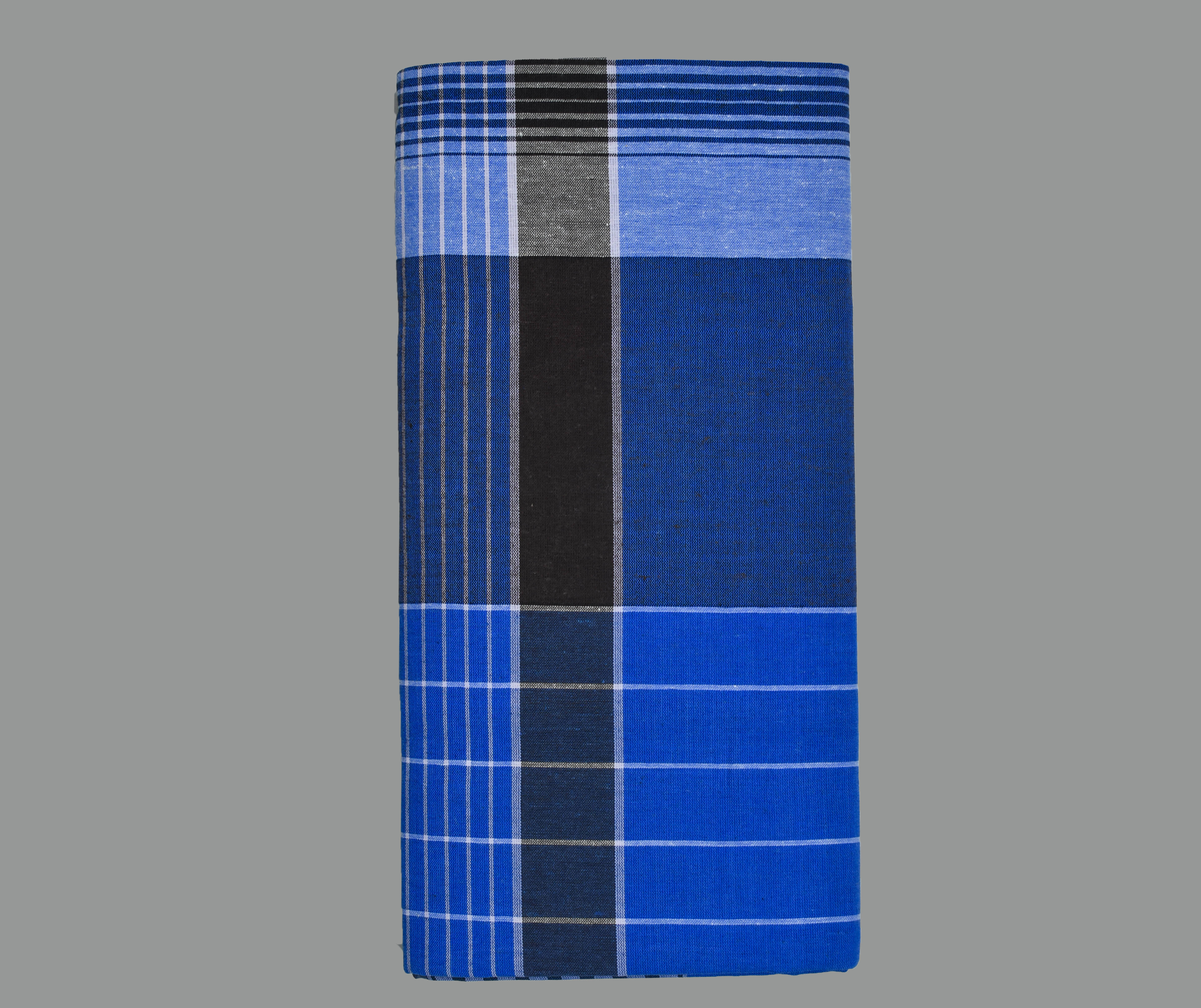Shyam Handloom Cotton Men's Lungi Blue ( Pack of 1 ) Shyam Handloom Cotton Men's Lungi Blue ( Pack of 1 )