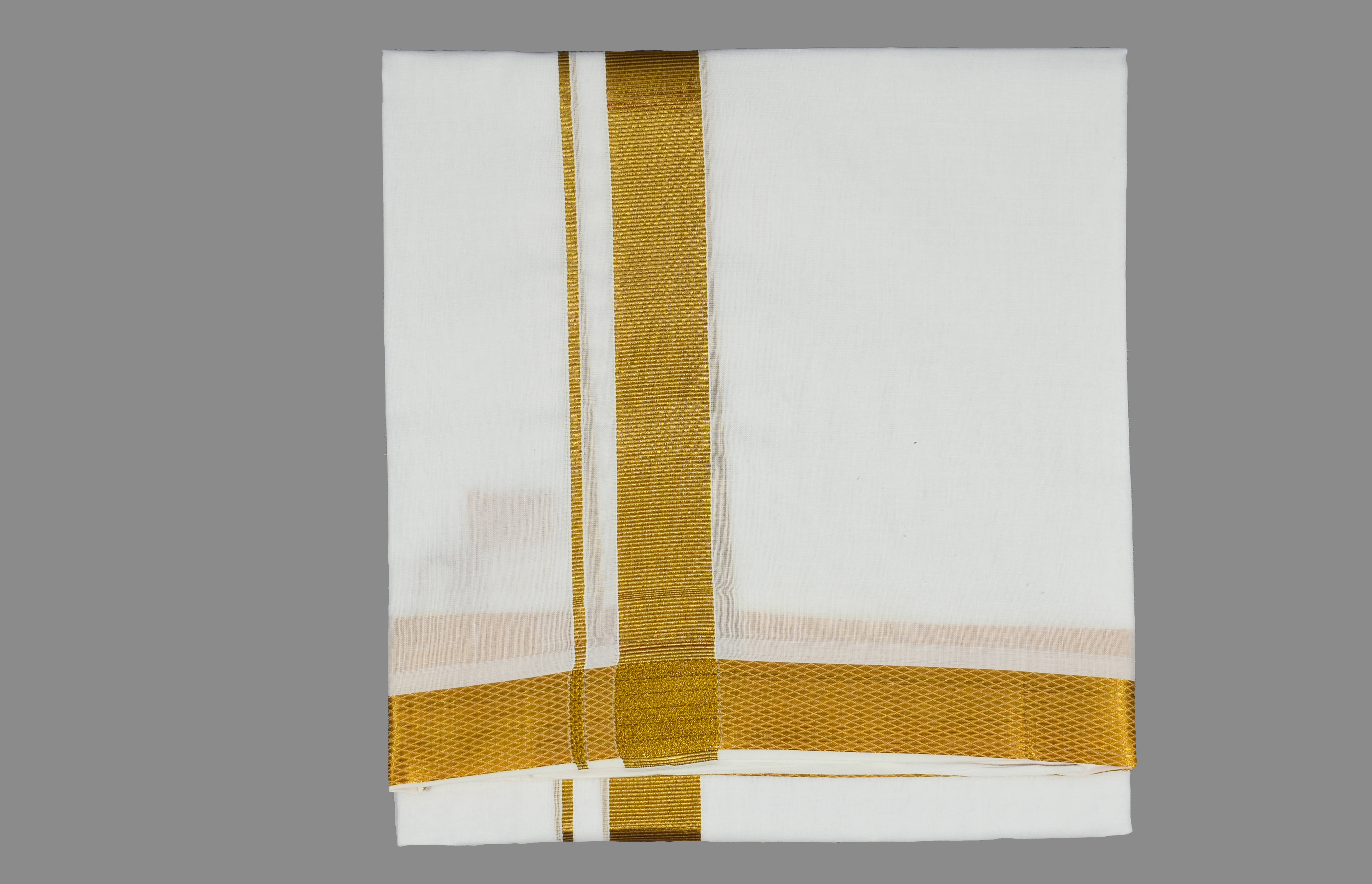Shyam Handloom Cotton Men's Dhoti White ( Pack of 1 ) Shyam Handloom Cotton Men's Dhoti White ( Pack of 1 )
