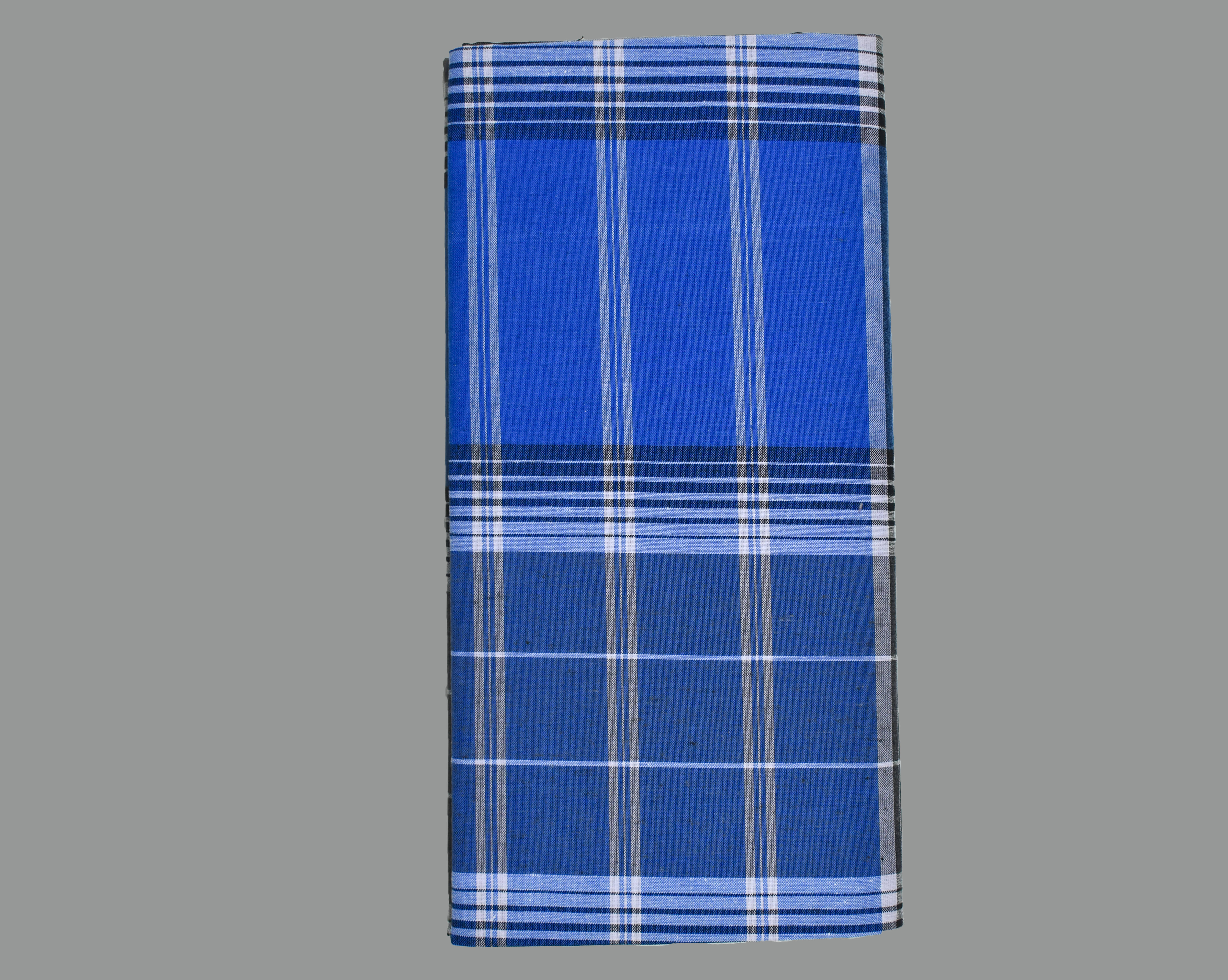 Shyam Handloom Cotton Men's Lungi Blue ( Pack of 1 )