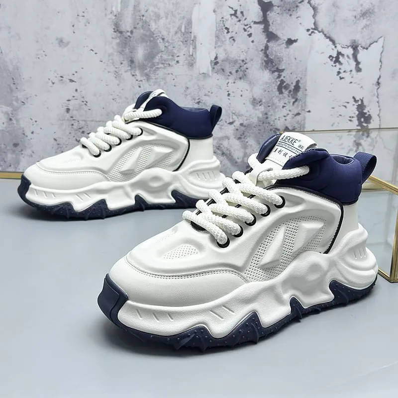     			TrendWalk Luxury Branded Casual Sneakers For Men (White) White Men's Sneakers