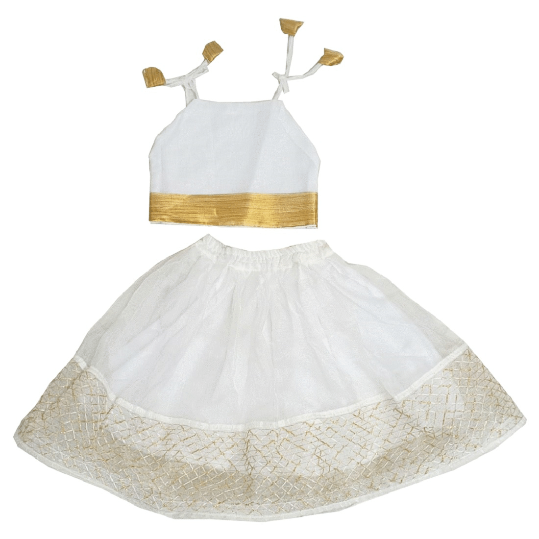     			harshvardhanmart.com Baby Girls Cotton Blend Stitched Lehenga Choli