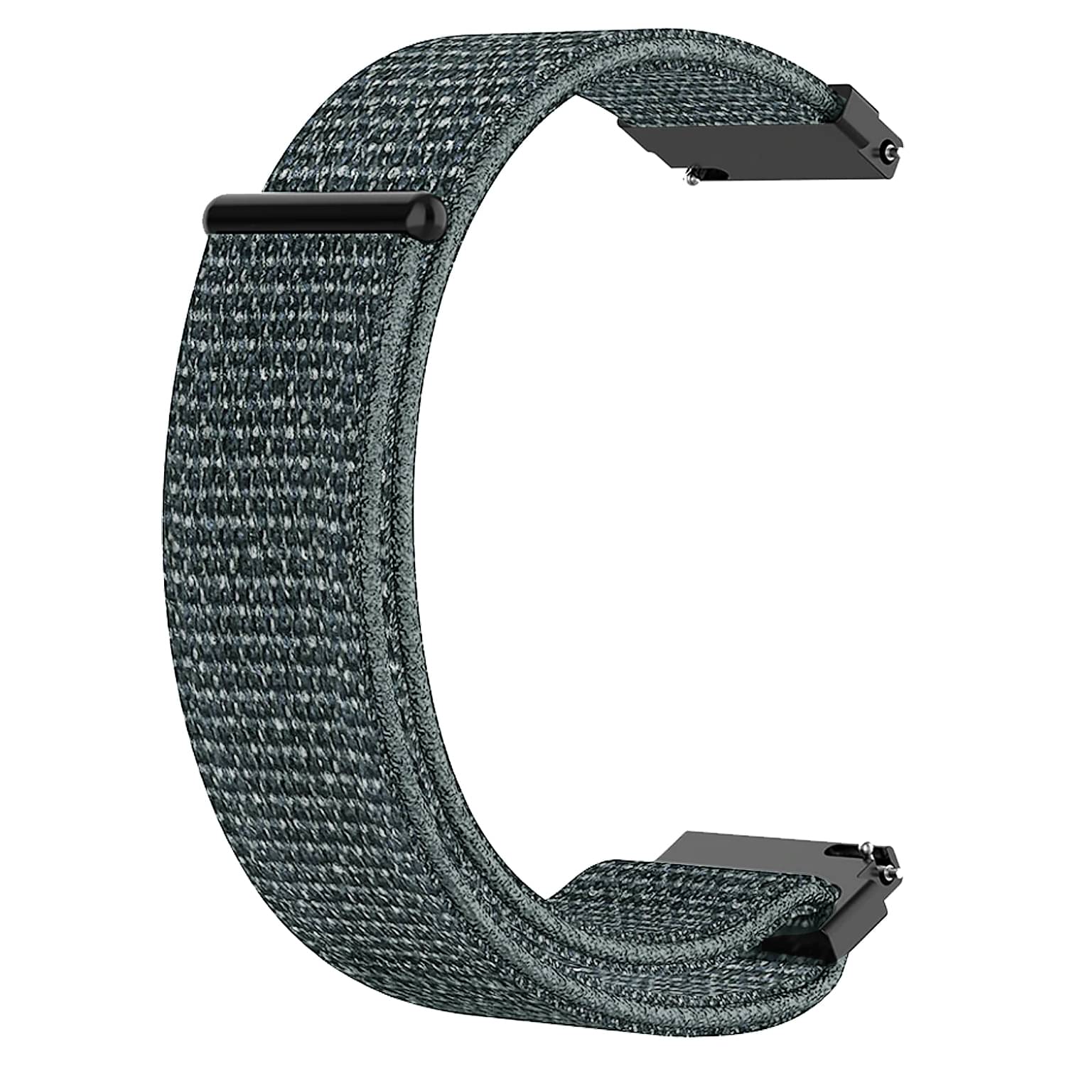     			ACM Watch Strap Nylon Soft 22mm compatible with Pebble Wave Smartwatch Sports Band Grey