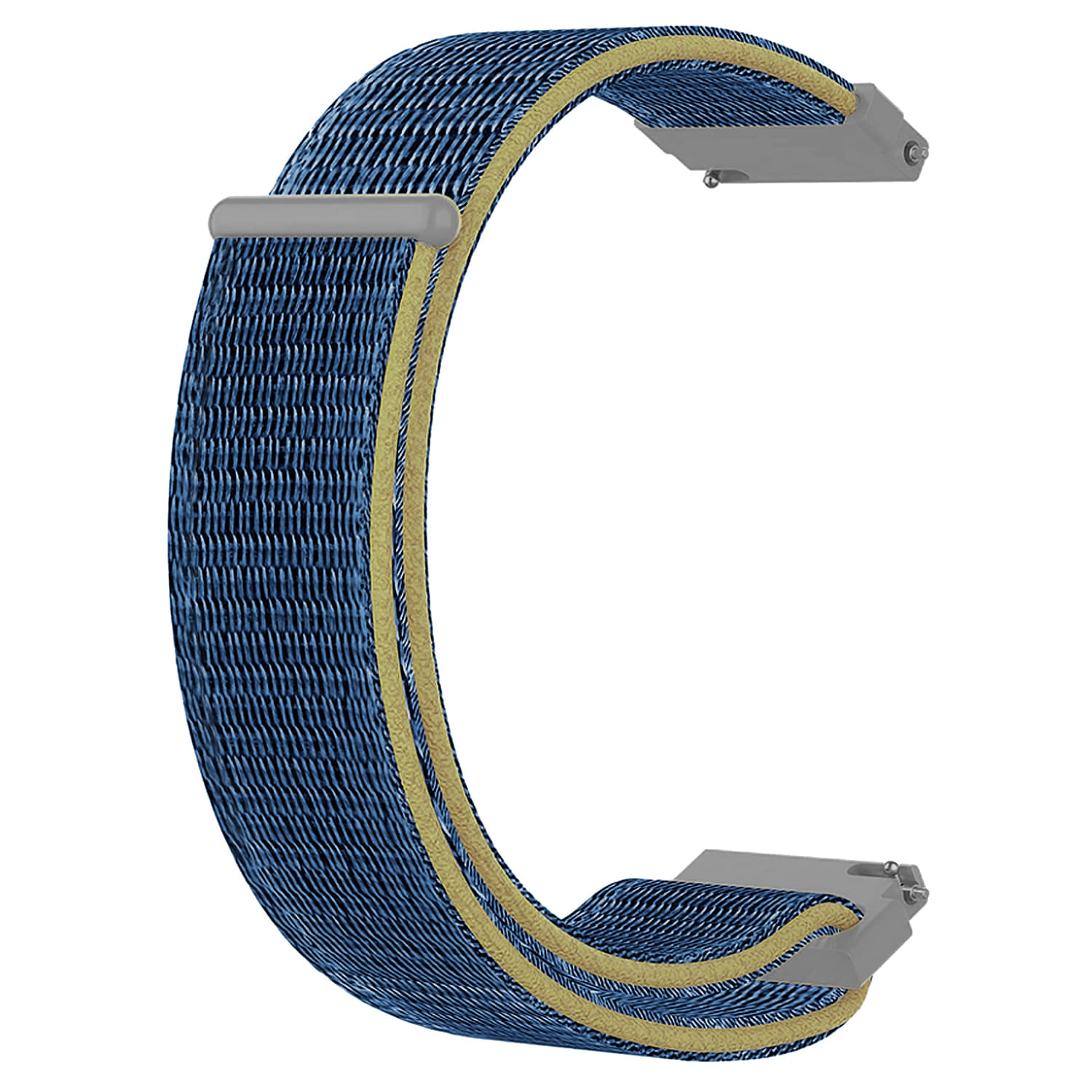     			ACM Watch Strap Nylon Soft 22mm compatible with Pebble Vision Smartwatch Sports Band Blue