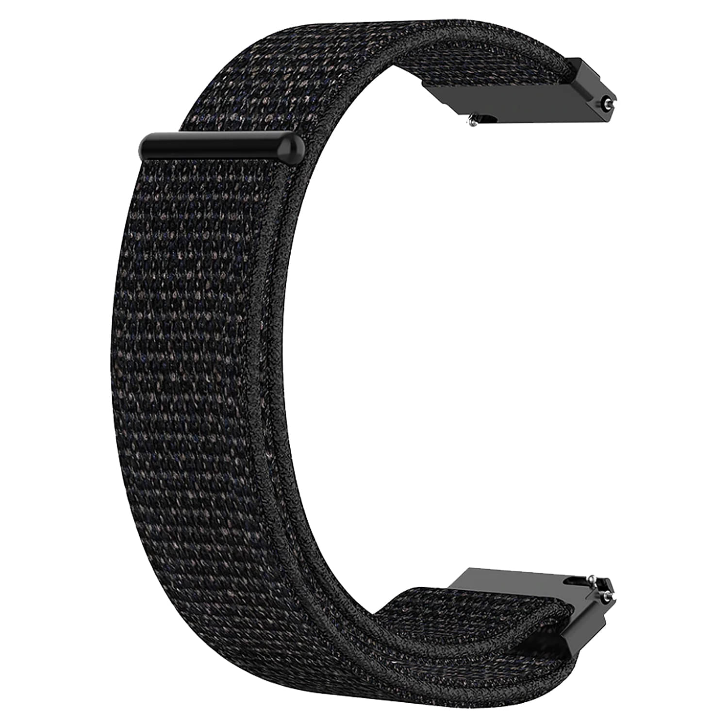     			ACM Watch Strap Nylon Soft 22mm compatible with Hammer Arctic Smartwatch Sports Band Black