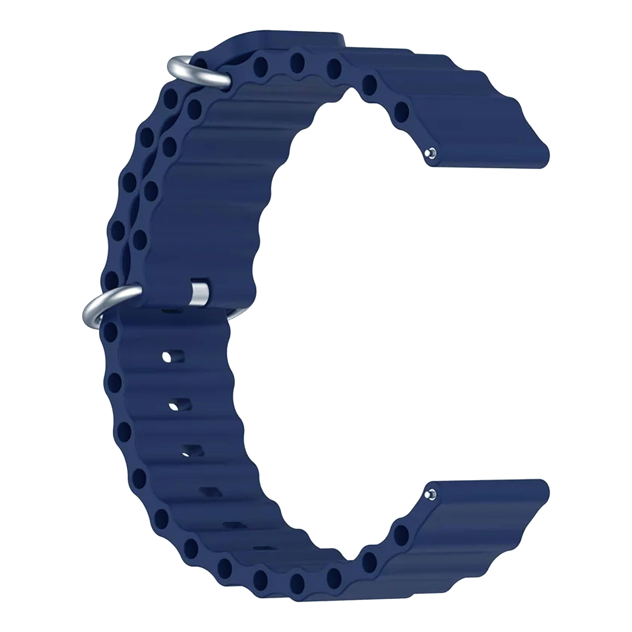 ACM Watch Strap Silicone Smart Belt 22mm compatible with Boat Ultima Select Smartwatch Classic Band Dark Blue ACM Watch Strap Silicone Smart Belt 22mm compatible with Boat Ultima Select Smartwatch Classic Band Dark Blue