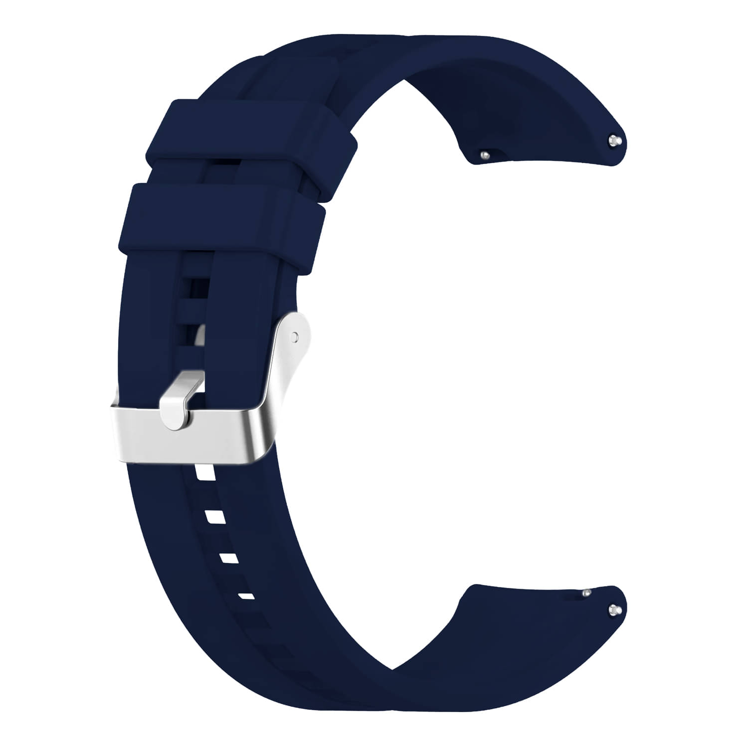     			ACM Watch Strap Silicone Belt 22mm compatible with Hammer Polar Smartwatch Classic Band Dark Blue