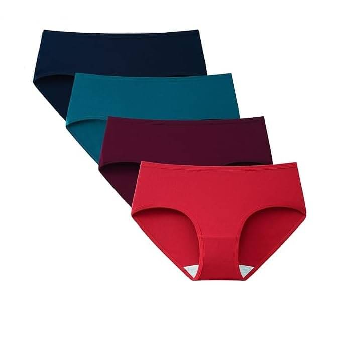     			Louis Craft Pack of 4 Cotton Hipster For Women ( Multicolor2 )