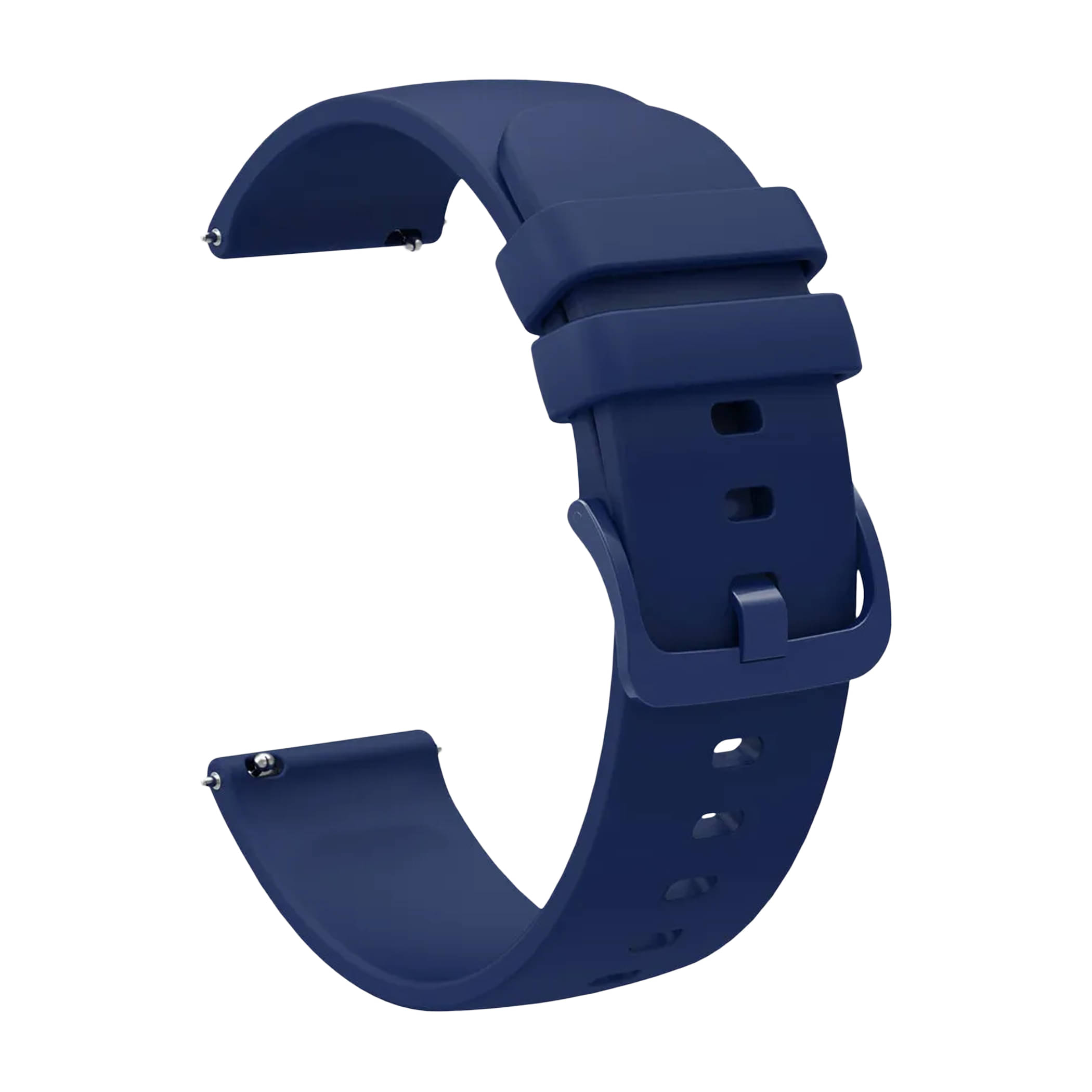     			ACM Watch Strap Silicone Belt 22mm compatible with Pebble Cosmos Curve Smartwatch Color Hook Band Blue