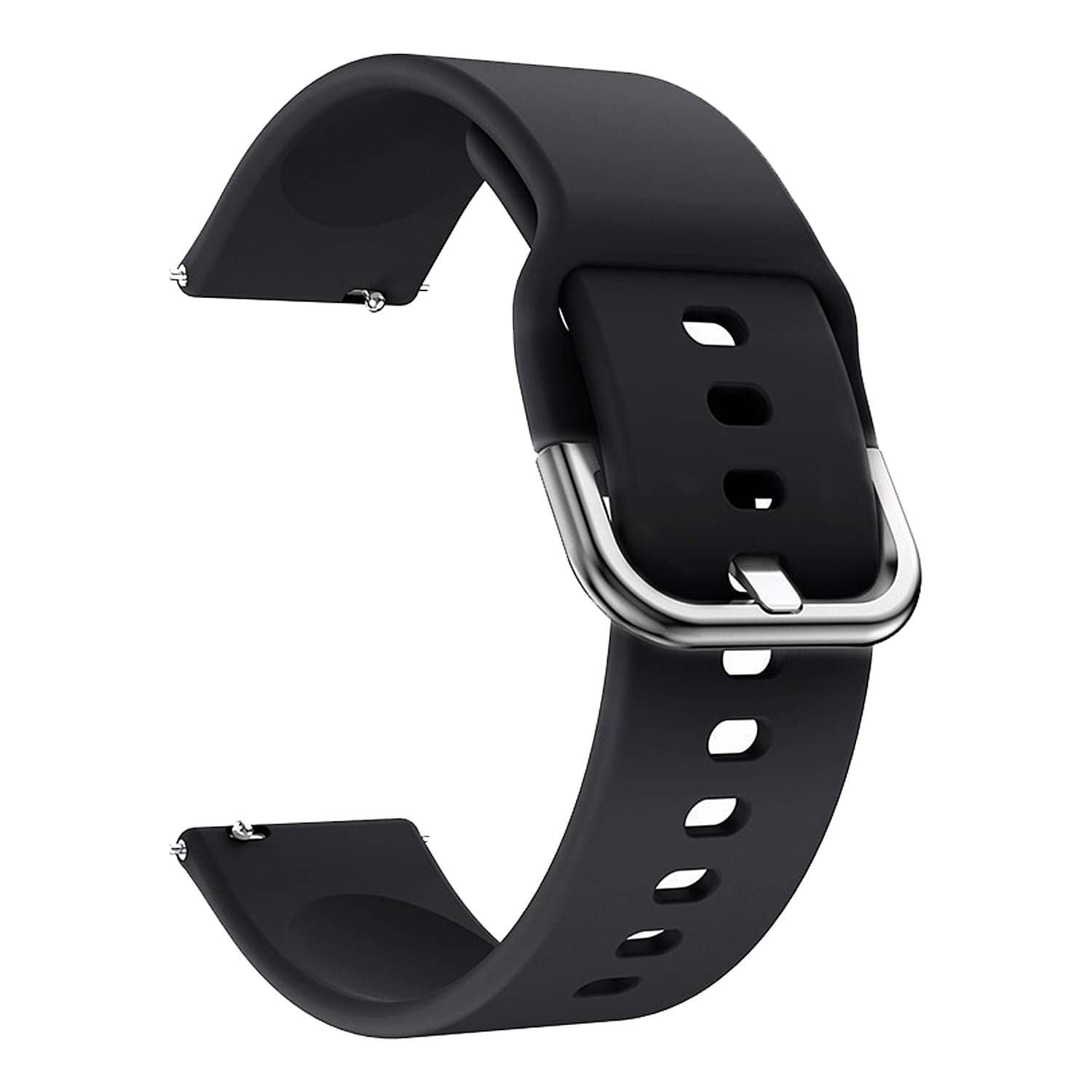     			ACM Watch Strap Silicone Belt 22mm compatible with Hammer Glide Smartwatch Sports Hook Band Black