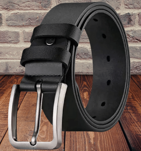     			Royal Craft - Black Faux Leather Men's Formal Belt ( Pack of 1 )
