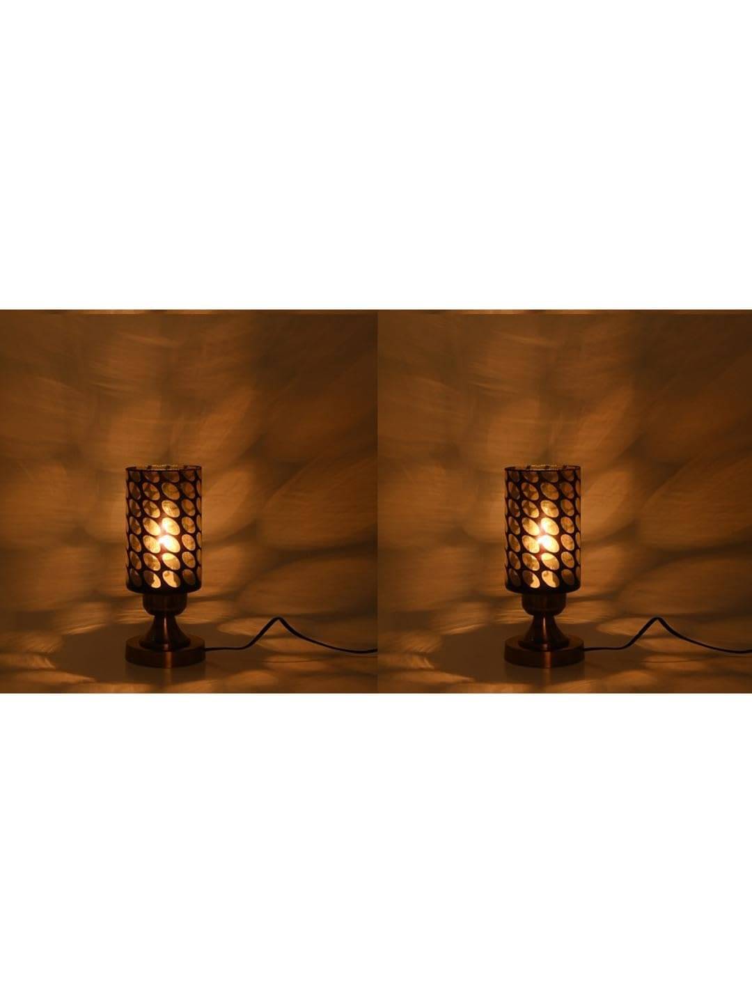AFAST Black Decorative Table Lamp ( Pack Of 2 ) AFAST Black Decorative Table Lamp ( Pack Of 2 )