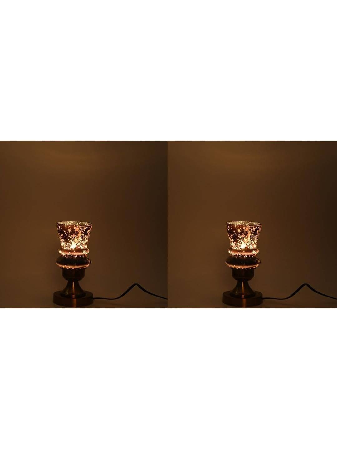     			AFAST Black Decorative Table Lamp ( Pack Of 2 )