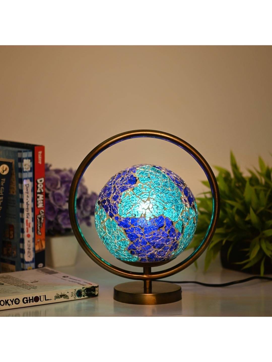 AFAST Blue Decorative Table Lamp ( Pack Of 1 ) AFAST Blue Decorative Table Lamp ( Pack Of 1 )
