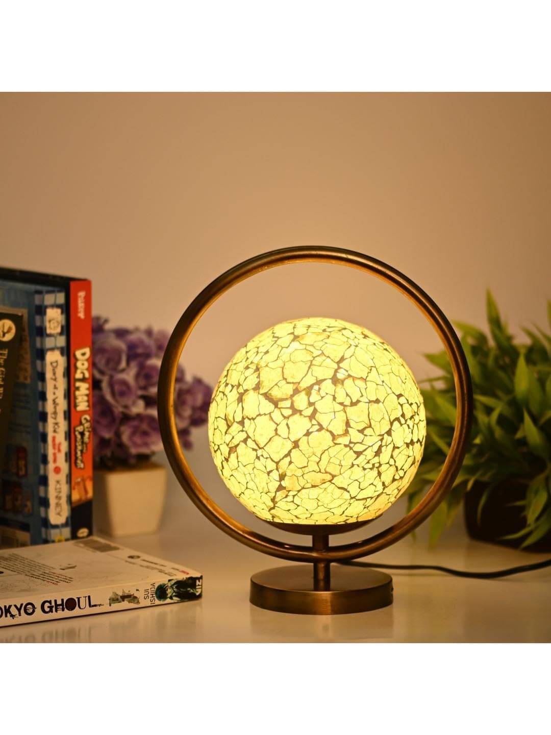     			AFAST Grey Melange Decorative Table Lamp ( Pack Of 1 )