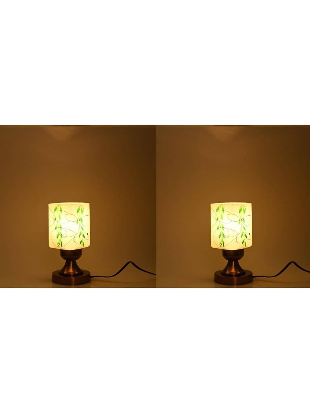 AFAST White Decorative Table Lamp ( Pack Of 2 ) AFAST White Decorative Table Lamp ( Pack Of 2 )
