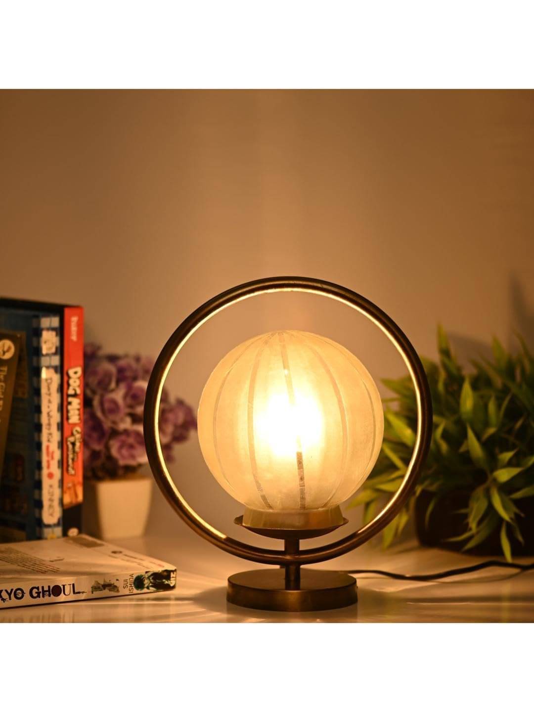     			AFAST White Decorative Table Lamp ( Pack Of 1 )
