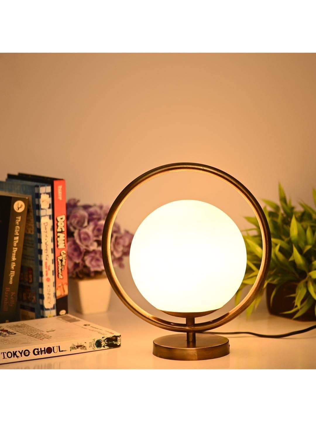     			AFAST White Decorative Table Lamp ( Pack Of 1 )