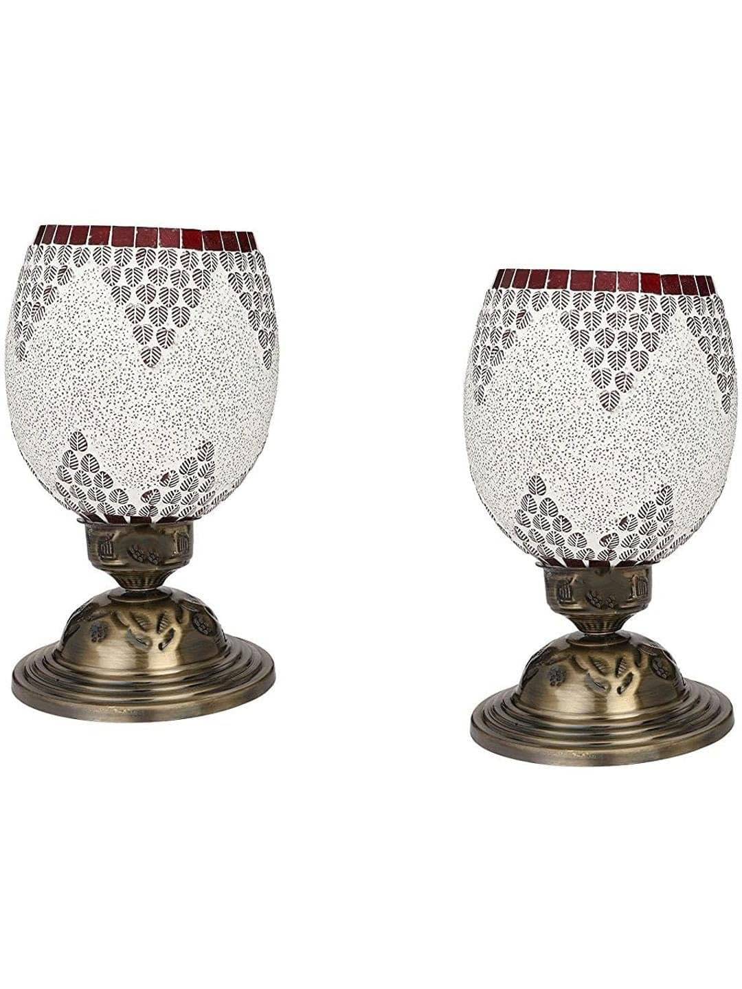 AFAST White Decorative Table Lamp ( Pack Of 2 ) AFAST White Decorative Table Lamp ( Pack Of 2 )