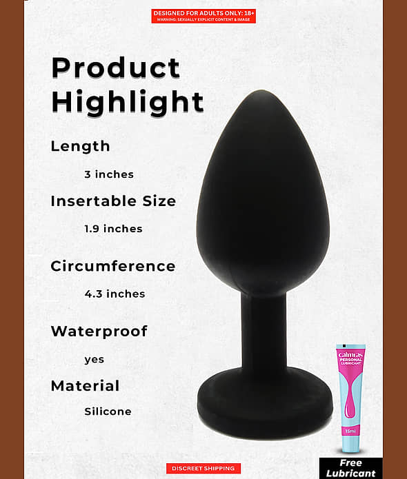 Buy Anal Plug with Removal Jewel- Small Anal Butt Plug 3 inch Full Length | Silicone Safe Material, Black Color Anal Toys for Women - Price 999 | Best Deals Online at Snapdeal Buy Anal Plug with Removal Jewel- Small Anal Butt Plug 3 inch Full Length | Silicone Safe Material, Black Color Anal Toys for Women - Price 999 | Best Deals Online at Snapdeal