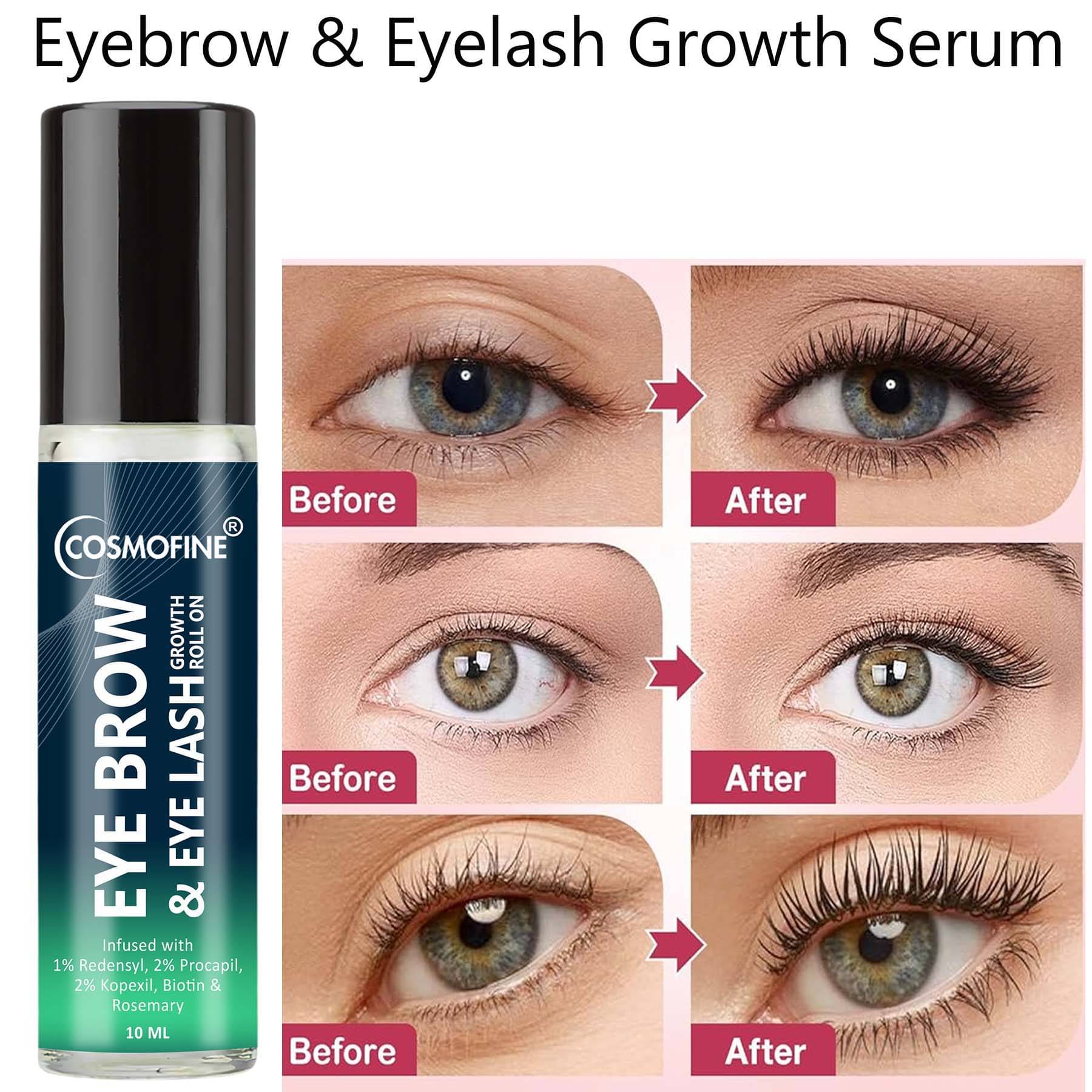     			COSMOFINE Eyelash Growth Hair Serum 10 mL