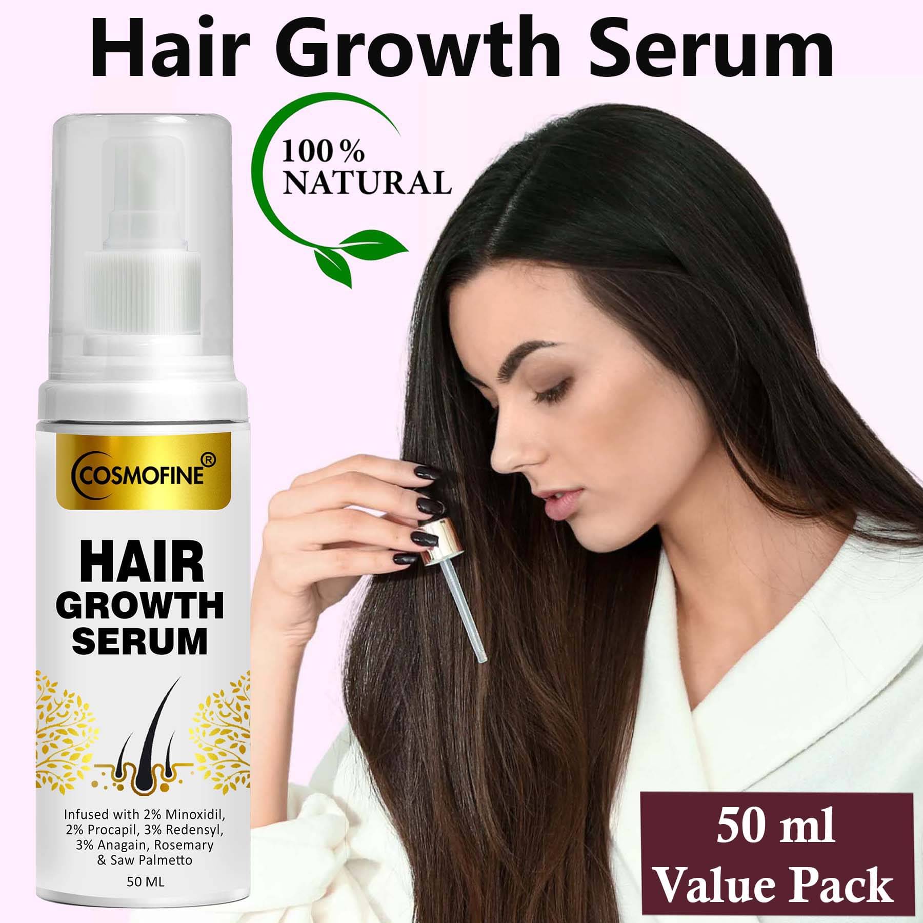     			COSMOFINE Hair Growth Serum Hair Serum 50 mL