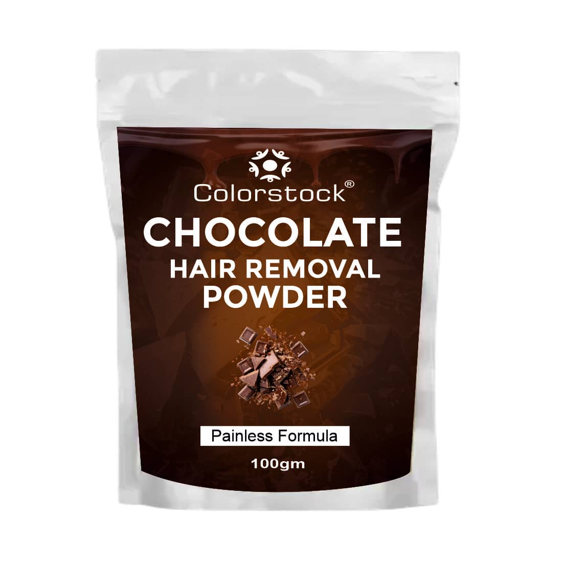 Colorstock Chocolate Flavour Hair removal Pre Wax Powder Pack of 1 - 100 gm