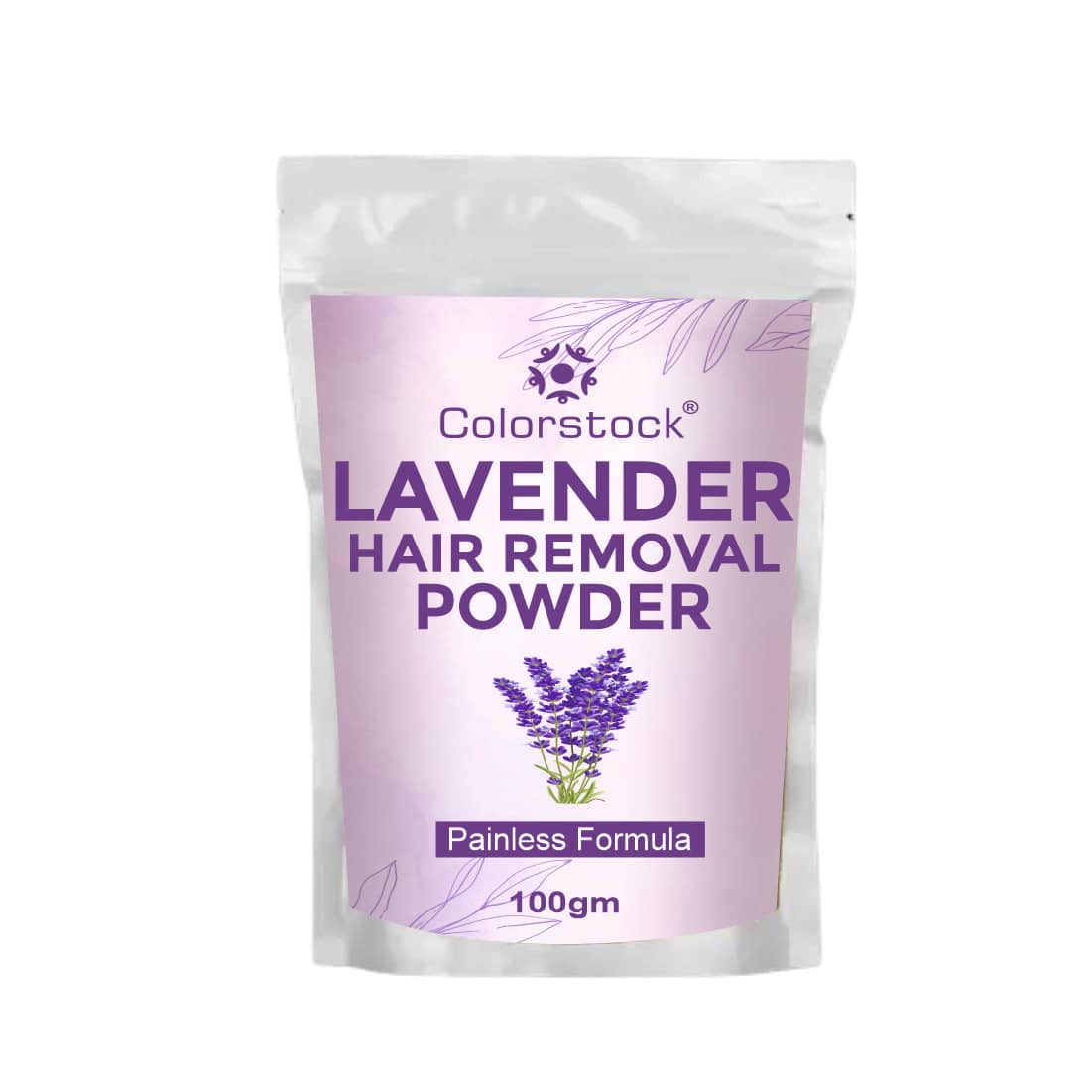 Colorstock Lavender Flavour Hair Removal Pre Wax Powder Pack of 1 - 100 gm