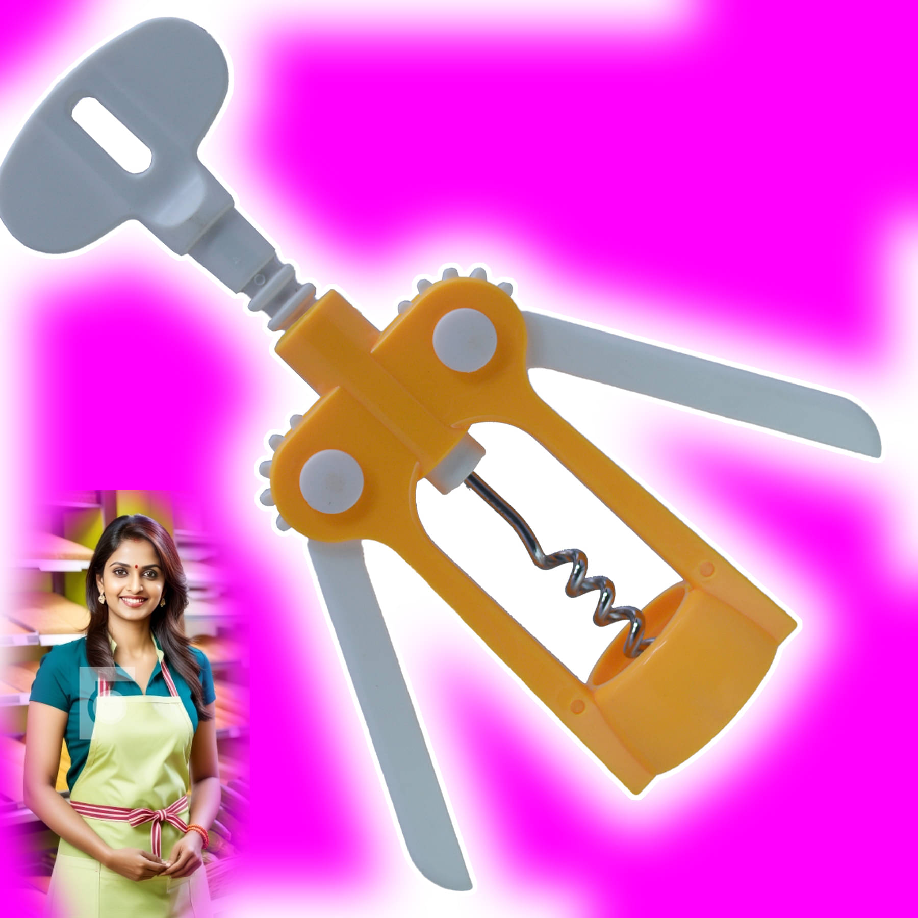     			JMALL Multicolor Can Opener