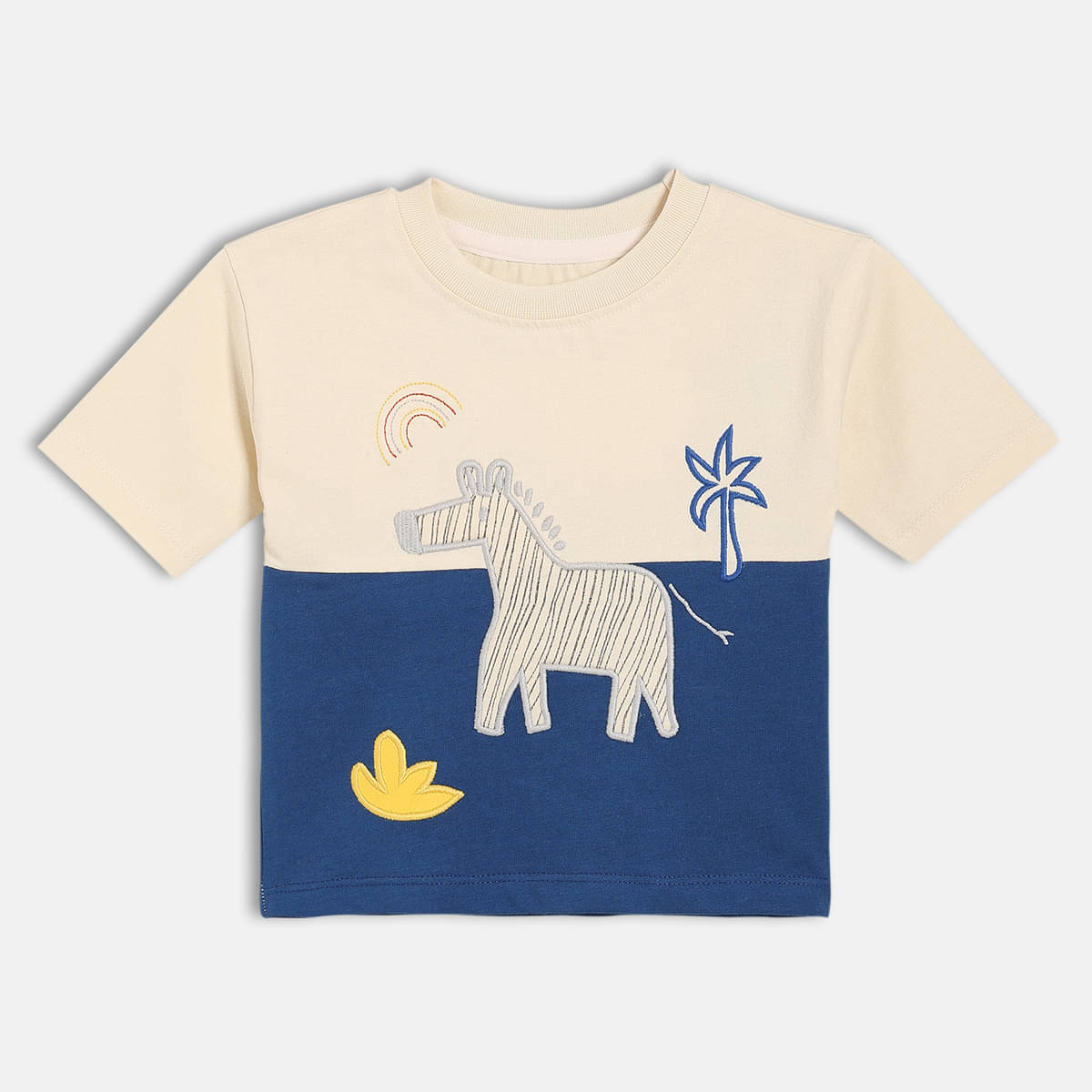     			MINI KLUB Pack of 2 Boys Cotton T-Shirt ( Multicolor )