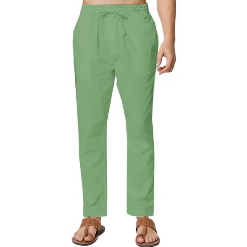     			QuaClo Regular Flat Men's Trouser - Green ( Pack of 1 )