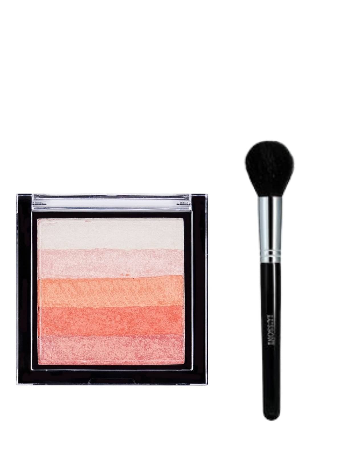     			RED4 Multi Colour Blush And Highlighter Kit, 3 in 1 Makeup Pressed Powder Palette