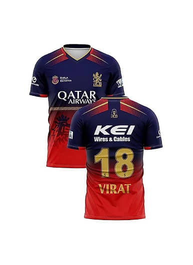 ROYAL CHALLENGERS BANGALURU New Jersey 2025 Virat18 T-shirt for