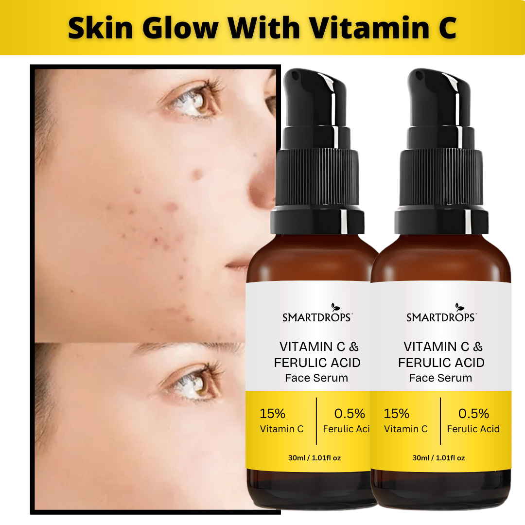 Smartdrops Face Serum Vitamin C Uneven Skin Toning For All Skin Type ( Pack of 2 ) Smartdrops Face Serum Vitamin C Uneven Skin Toning For All Skin Type ( Pack of 2 )