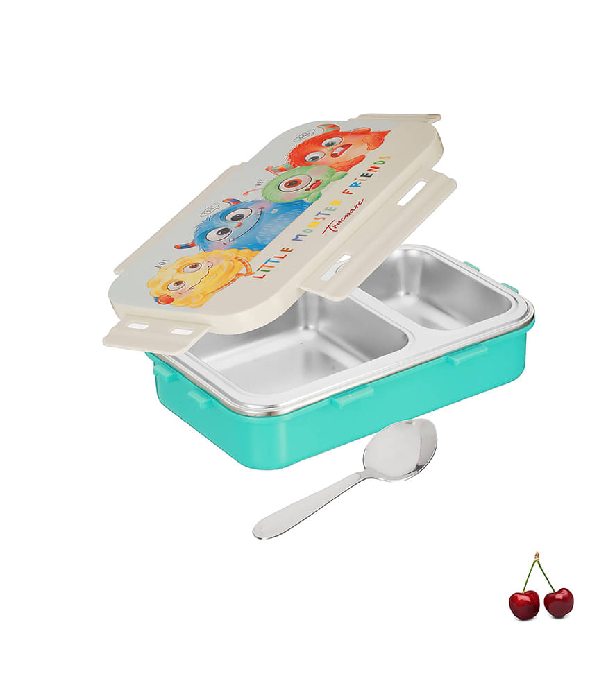 Trueware Pluto Insulated Plastic & Stainless Steel School Lunch Boxes 1 - Container ( Pack of 1 ) Trueware Pluto Insulated Plastic & Stainless Steel School Lunch Boxes 1 - Container ( Pack of 1 )