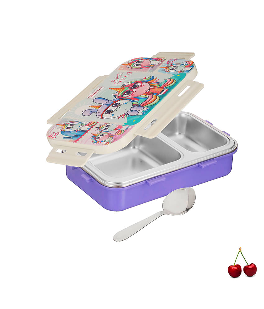     			Trueware Pluto Insulated Plastic & Stainless Steel School Lunch Boxes 1 - Container ( Pack of 1 )