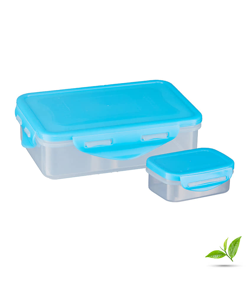 Trueware School mate Plastic School Lunch Boxes 2 - Container ( Pack of 1 )