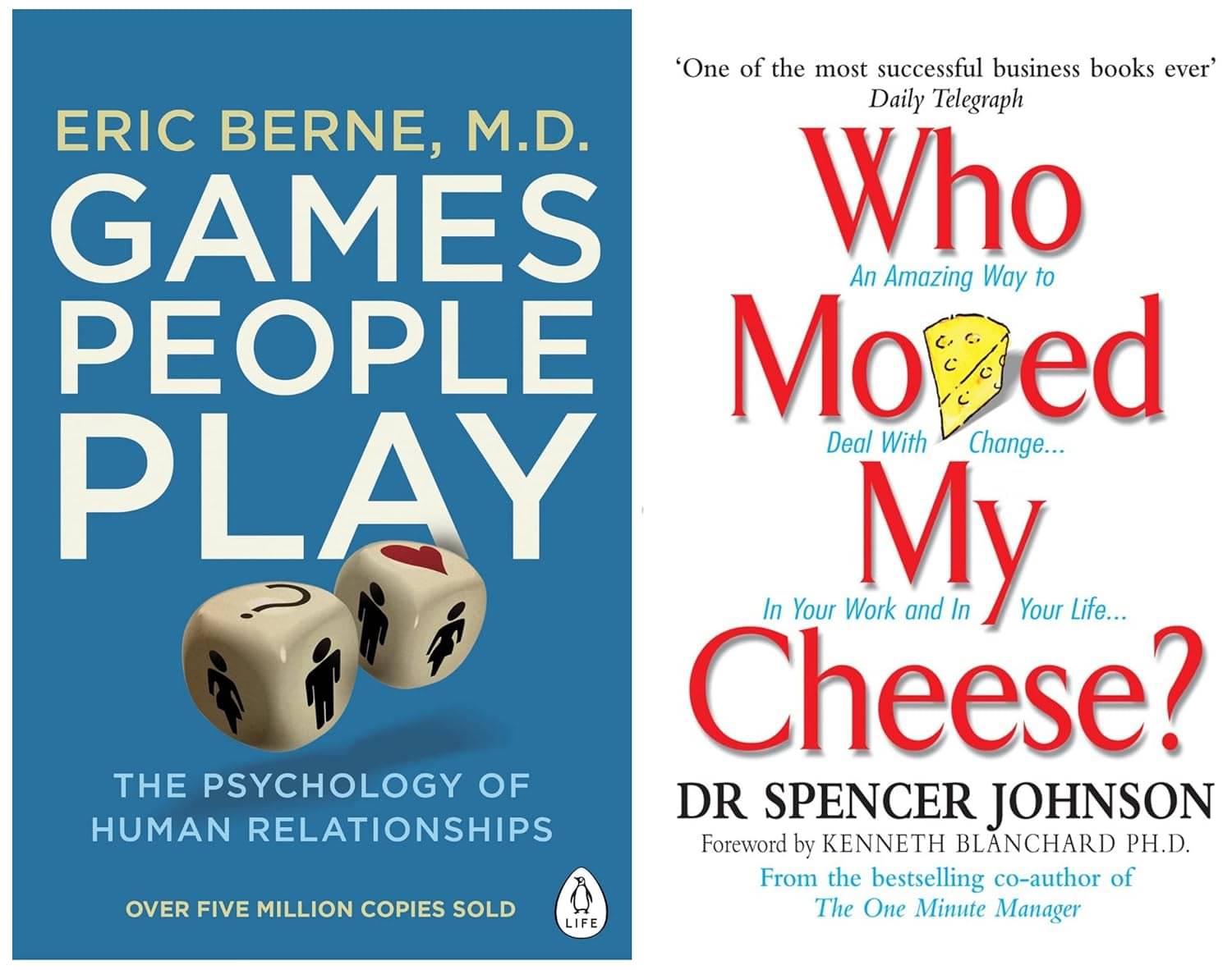     			Games People Play & Who Moved My Cheese By Berne Erie &  Johnson Spencer Dr