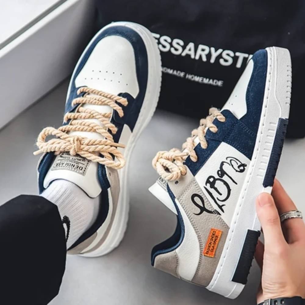     			Xtoon Rich Quality|Comfortable|Lightweight Blue Men's Sneakers