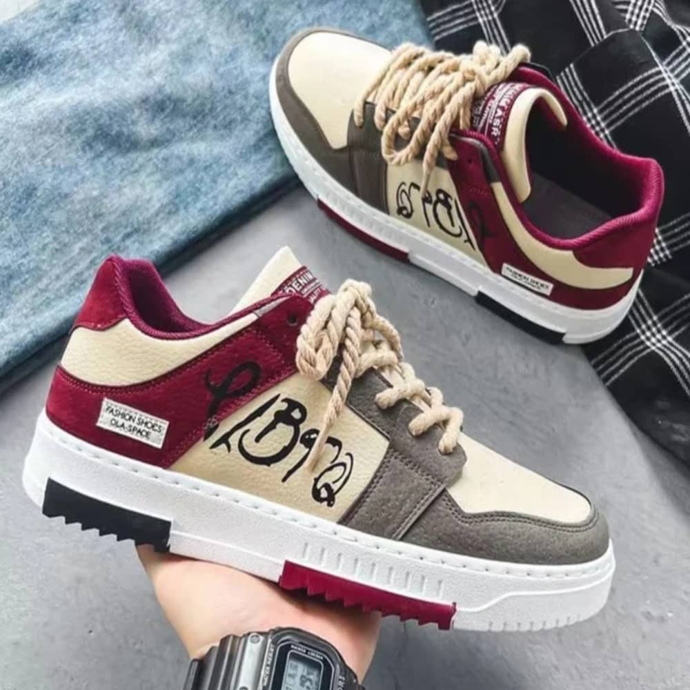 Xtoon Rich Quality|Comfortable|Lightweight Maroon Men's Sneakers - Casual Shoes | Buy online on ZillyBuy