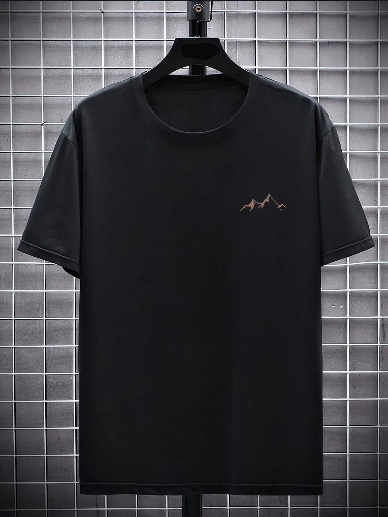 ekadravin Cotton Oversized Fit Printed Half Sleeves Men's Round T-Shirt - Black ( Pack of 1 ) ekadravin Cotton Oversized Fit Printed Half Sleeves Men's Round T-Shirt - Black ( Pack of 1 )