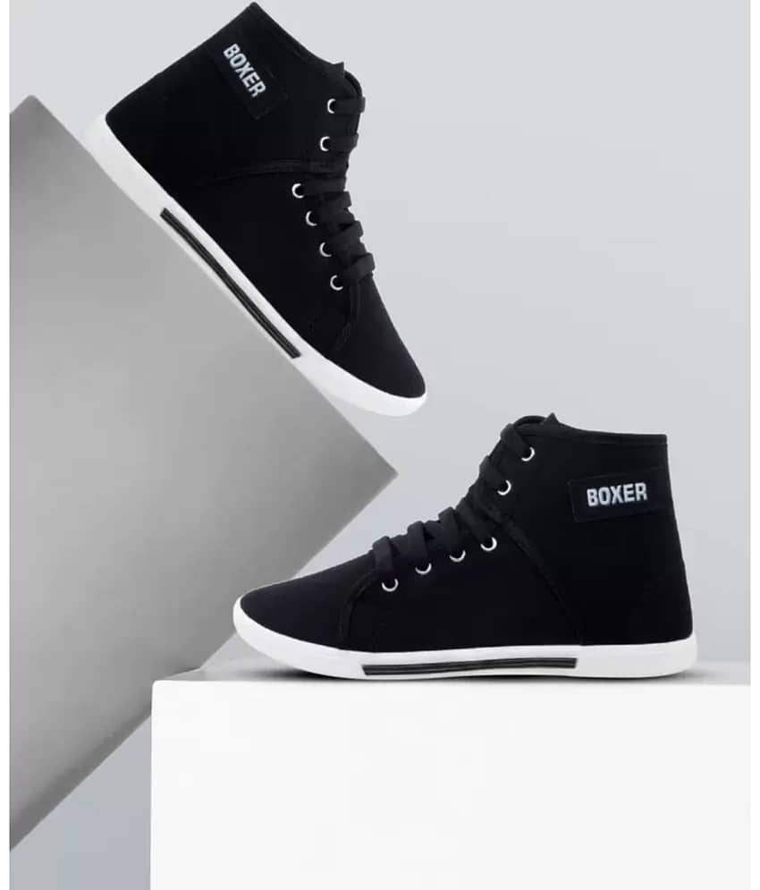 hotstyle BOXER Black Men's Sneakers - Casual Shoes | Buy online on ZillyBuy